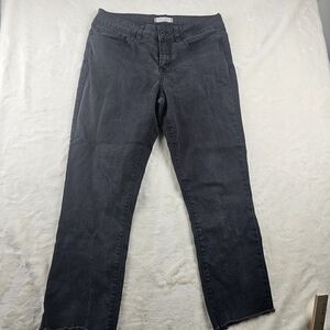 Yummie by Heather Thompson Jeans Straight Black Denim 32 Dark Denim Stretch